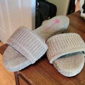 Clairveiux Fairway Cozy Khaki green/beige Slides